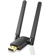 ZEXMTE USB Bluetooth Adapter for PC, Long Range Bluetooth USB Adapter for Windows 11/10, 492FT/15...