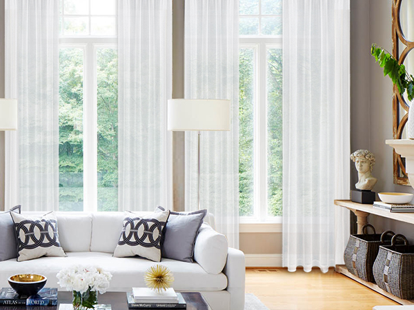 room darkening curtains