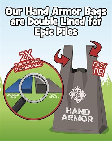 Bags On Board - Hand Armor Heavy Duty Dog Poop Bags