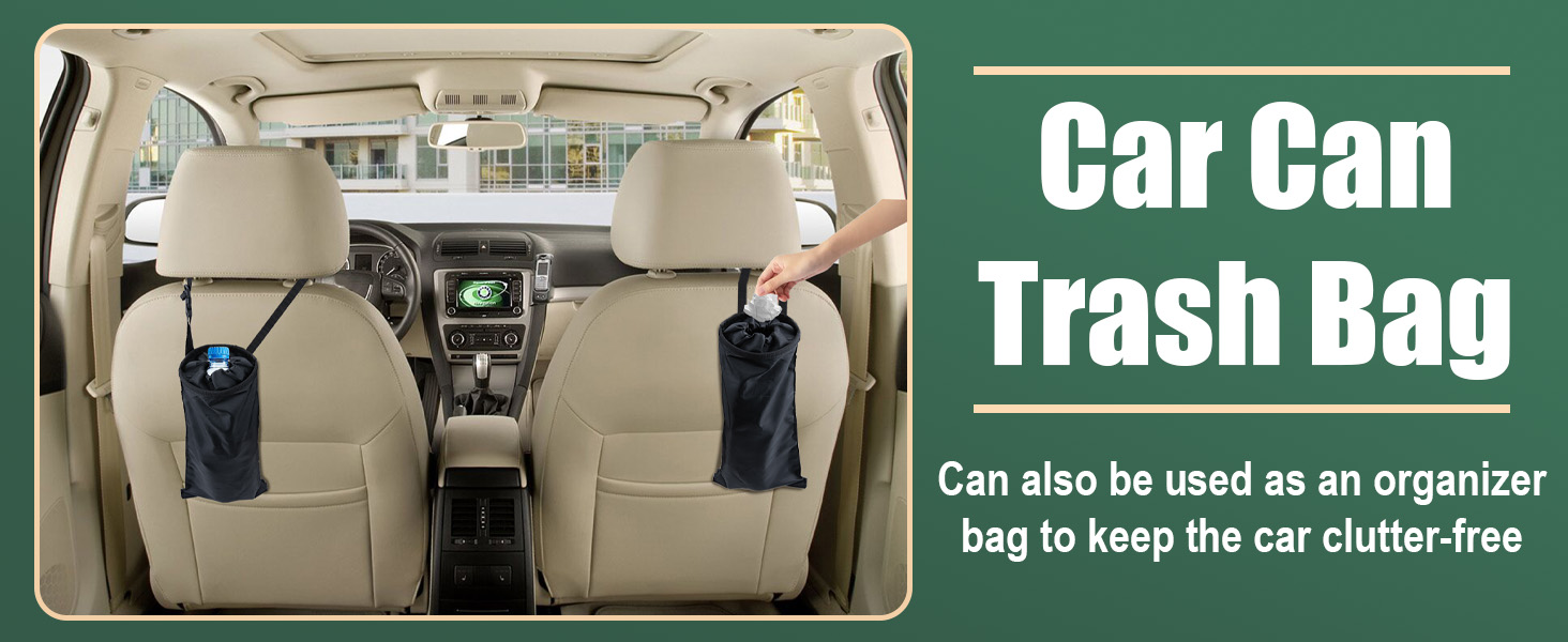 2 PCS Car Trash Bags