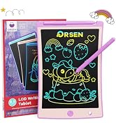 ORSEN Colorful 8.5 Inch LCD Writing Tablet for Kids, Electronic Sketch Drawing Pad Doodle Board, ...