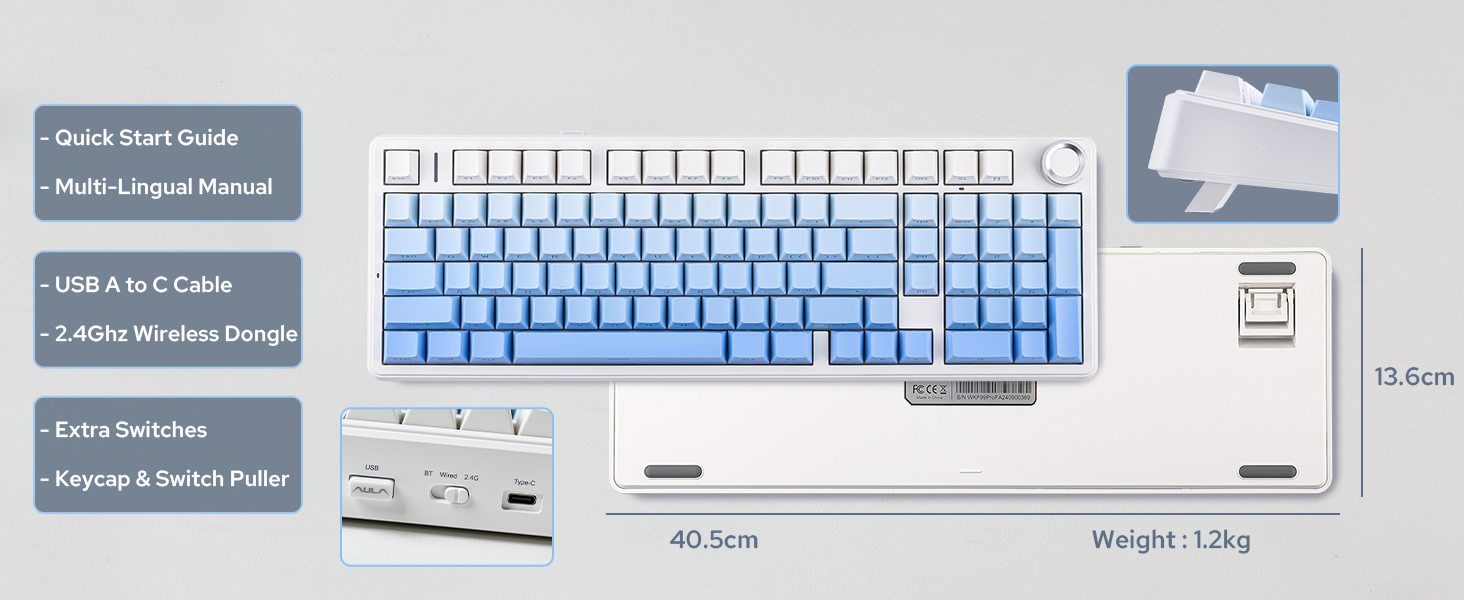 F99 wireless gaming keyboard