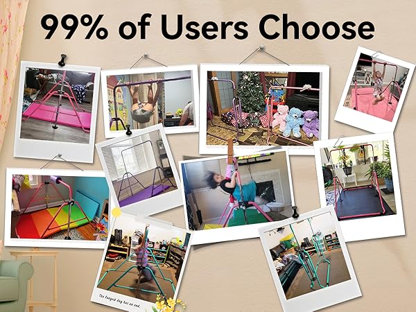 folding gymnastic bar
