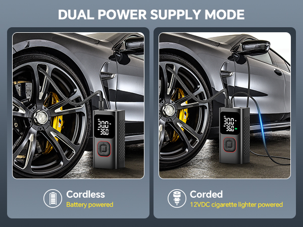 Cordless Air Pump for Car