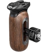 SmallRig Wooden Side Handle for Camera Cages with Two-in-One Locating Screw, Left or Right Side E...