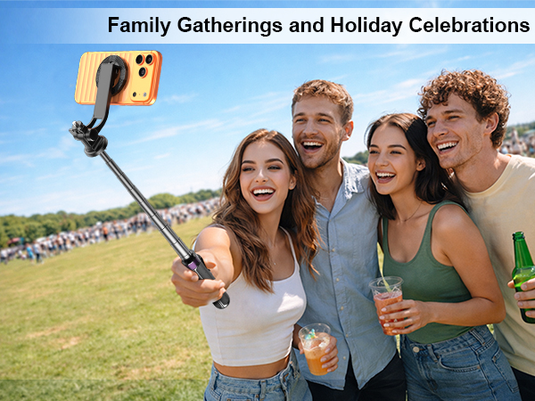group selfie stick