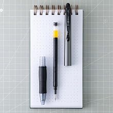 Photo shows deconstructed G2 MultiFunction Pen. Ink cartridge in view.