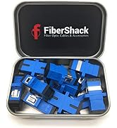 Fibershack - SC to SC Fiber Coupler Tin - 12pk - Single Mode SX - SCUPC Fiber Optic Couplers for ...