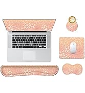 DINKY Keyboard Wrist Rest Pad, 4 in 4 Mouse Pads with Wrist Support Set Ergonomic, Memory Foam Mo...