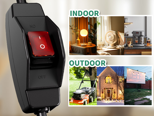 extension cords on off switch