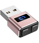 meatanty Metal Tiny Mouse Jiggler, USB Mouse Mover Undetectable, Automatic Wiggler with Screen, 3...