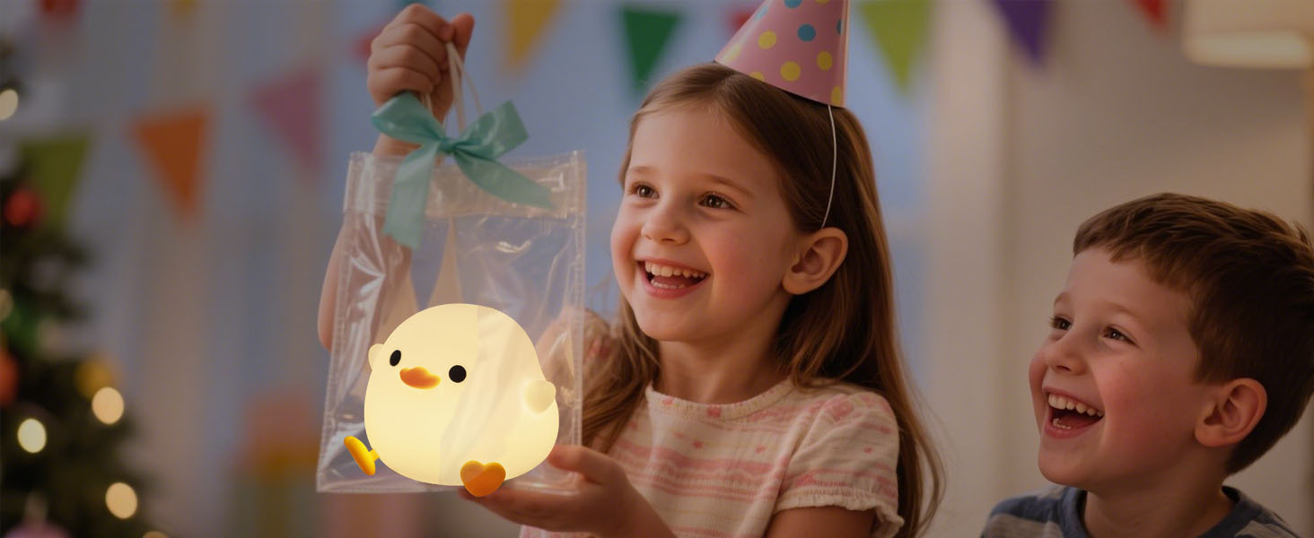 Cute Bean Duck Night Light