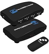 HDMI Switch 8k Ultra HD 3 in 1 Out, with IR Romote Control, 48Gbps High-Speed HDMI 2.1 Switcher, ...