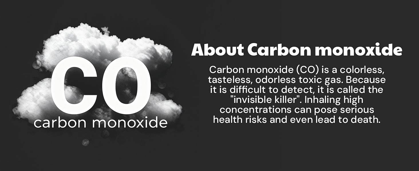 carbon monoxide detector co meter portable for home camping