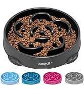 MateeyLife Large Slow Feeder Dog Bowls, Anti-Choking Puzzle Dog Food Bowls, Non Slip Interactive ...