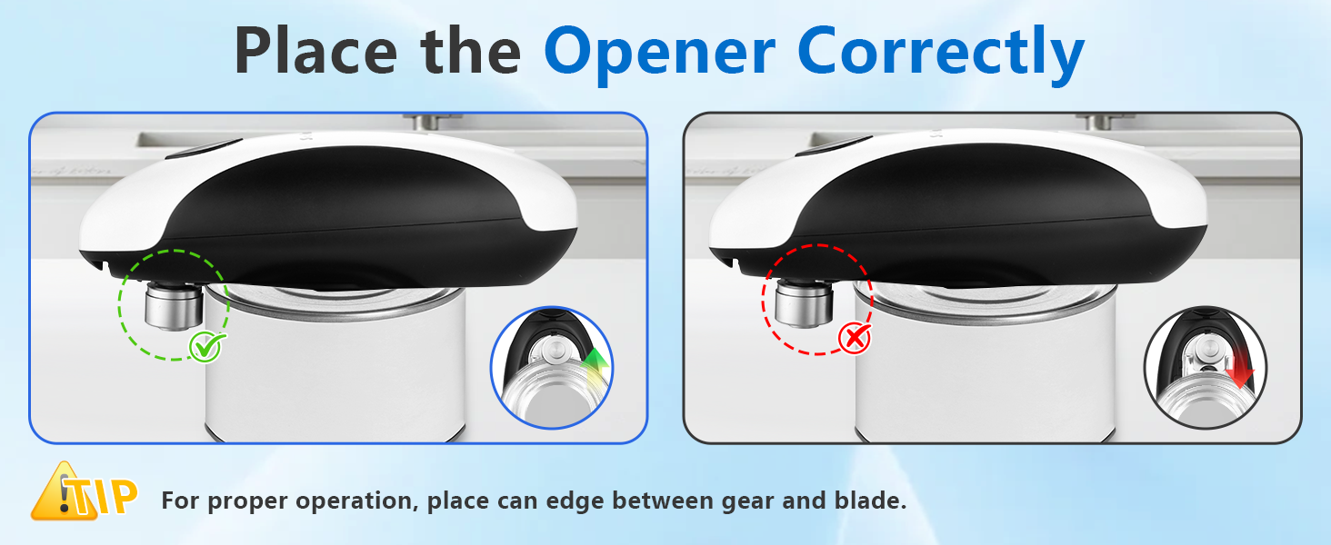 can opener electric smooth edge