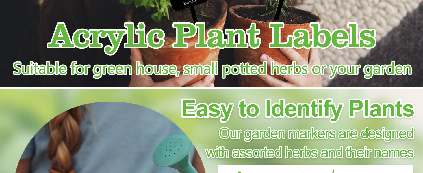 Acrylic Plant Label Signs