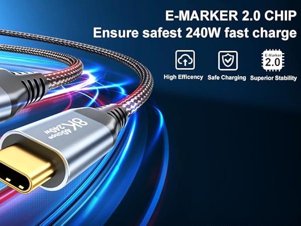 240W Charging with E-Marker Chip