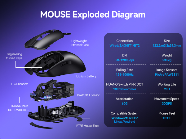MOUSE Exploded Diagram