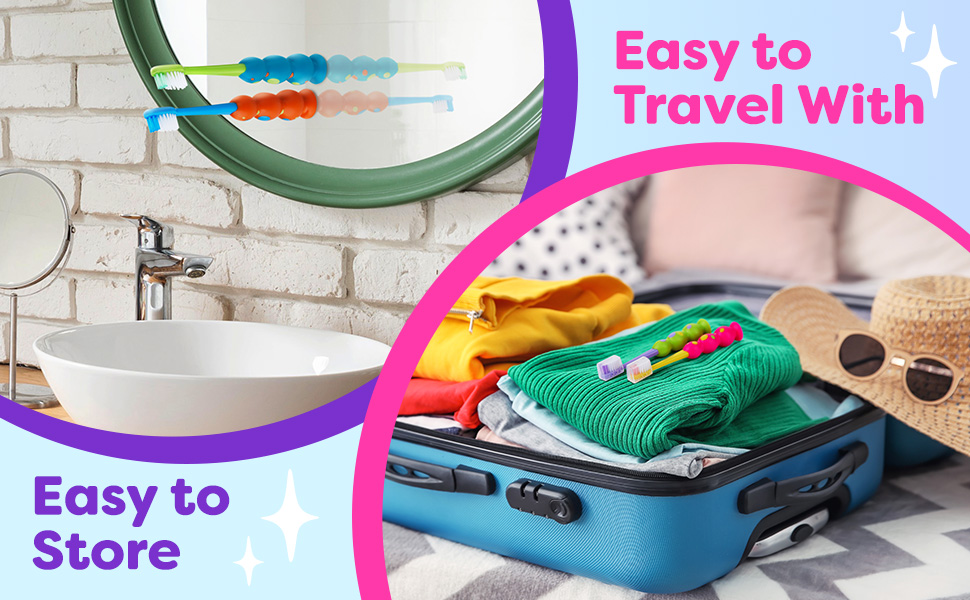 Easy to travel with, easy to store