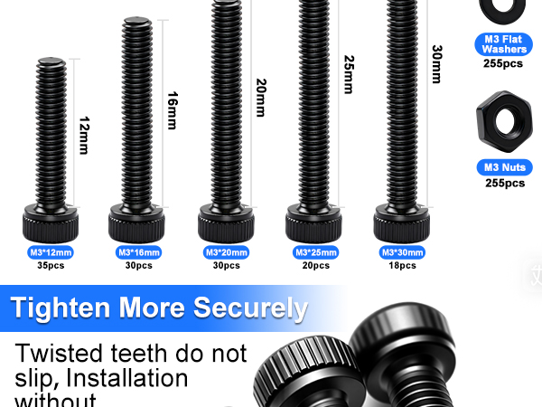 m3 bolts