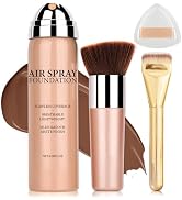 AIUEO Air Brush Makeup Foundation Spray for Mature Skin, Silky Mist Spray Full Coverage Foundatio...