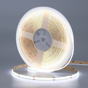 12V COB LED Under Cabinet Strip Lighting Kit 32.8ft, 6000K Cool White Cuttable LED Tape Lights
