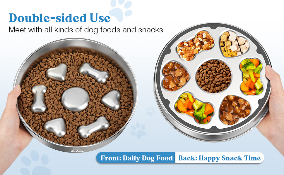 stainless steel slow feeder dog bowl slow feeder dog bowls