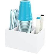 BOSSCASA Cup Holder with Marker Slot, Party Cup Dispenser Acrylic Cup Organizer Mark Your Cup and...