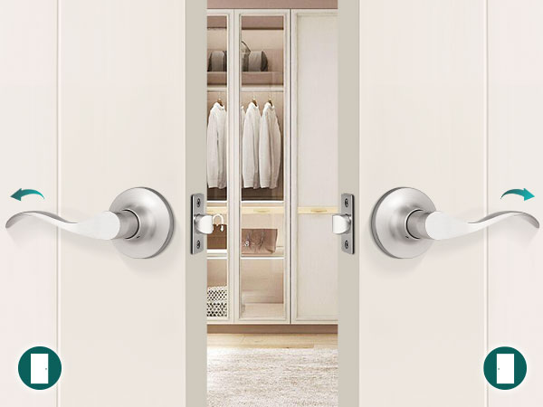 reversible for left and right handed doors