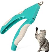 Histotree Teal Cat Nail Clipper with Guard Pet Nail Trimmers for Dogs&Cats | Stainless Steel Blad...