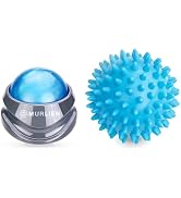 MURLIEN Massage Ball Set, Massage Roller Ball & Spiky Ball, Tight and Sore Muscles Relief, Manual...