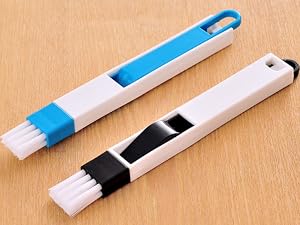 Window groove cleaning brush