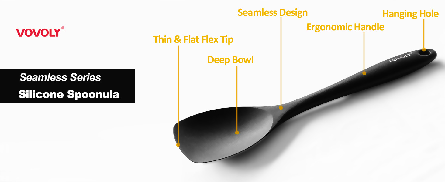 Seamless Series Silicone spatulas