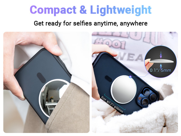 Magnetic Selfie Mirror