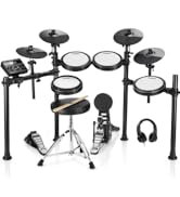 Electric Drum Sets- Donner Electronic Drum kit Adults with 5 Drums 4 Cymbals, 450 Sounds,Complete...