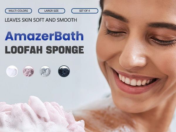 bath sponges for shower