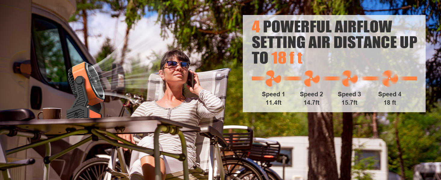 4 POWERFUL AIRFLOW SETTING
