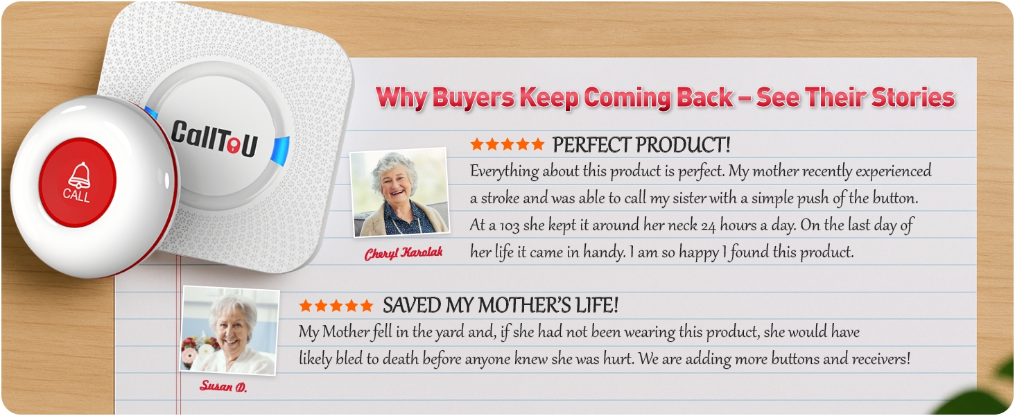 wireless caregiver pager