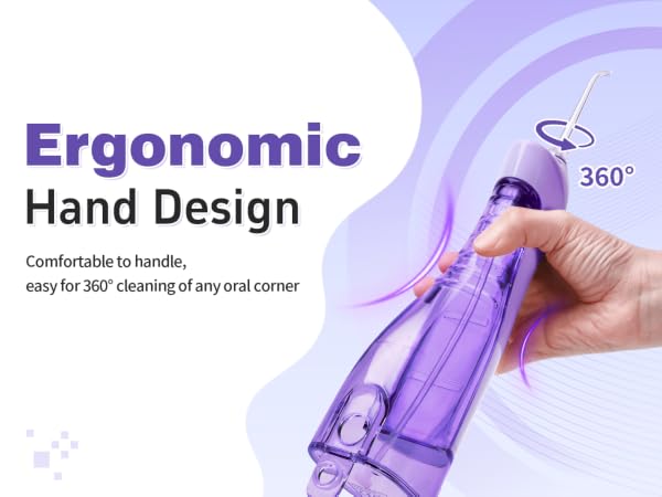Water flosser Teeth Picks Ergonomic Hand Design