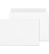 6x9 Booklet Envelopes - 50 pack - Mailing Envelopes with Gummed Seal - White Letter Envelopes Ope...