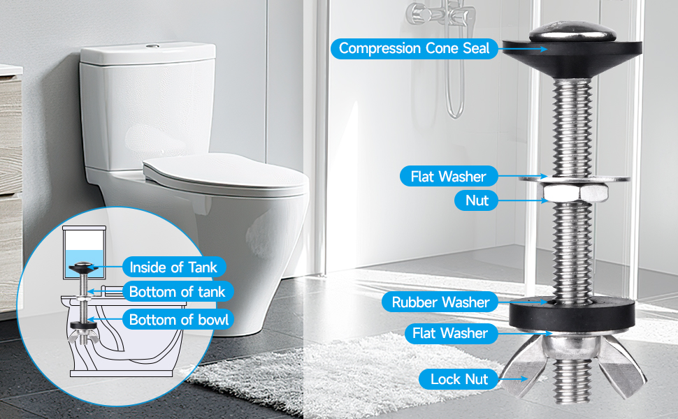 toilet gasket replacement kit