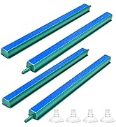 4 Pieces Air Stone Bar Bubble Diffuser Set 8 Inch Fish Tank Air Bubble with Suction Cups Air Ston...
