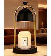 Hong-in Candle Warmer Lamp with Timer & Dimmable, Cozy Birthday Gift for Women Mom, Modern Home D...