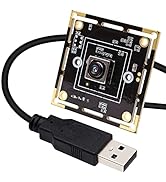 ELP 16mp Autofocus USB Camera Module for Computer Mini UVC USB2.0 4K USB Camera AF with 68degree ...