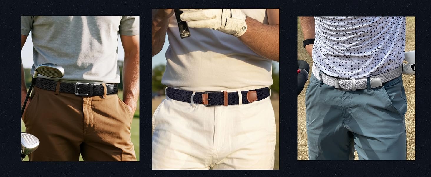 stretch golf belt