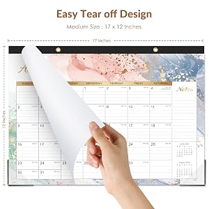 2026-2027 desk calendar