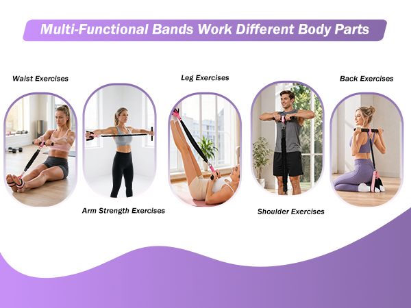 exercise bands resistance bands set