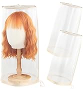 2pcs Wig Storage Bags for Multiple Wigs Bags with Drawstring Hair Extension Holder Dust-Free Hair...