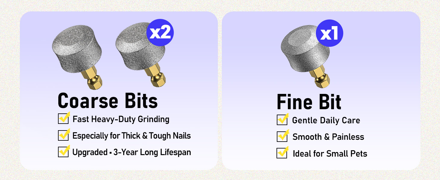 3 Grinding Bits